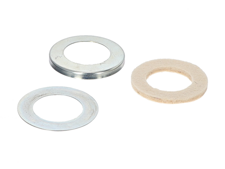 Kit cache poussière (feutre) pour roue arrière, divers Zündapp Kit cache poussière (feutre) pour roue arrière, divers Zündapp
