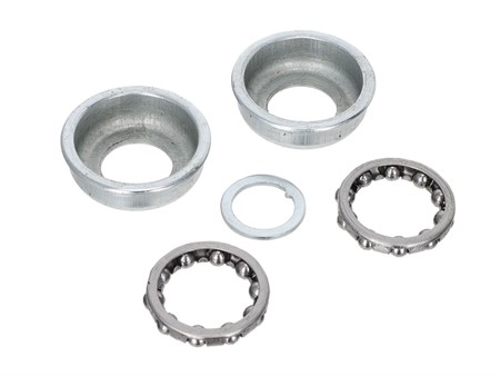 Kit cage et roulements pour axe de pédalier, vieux vélomoteurs Sachs Kit cage et roulements pour axe de pédalier, vieux vélomoteurs Sachs