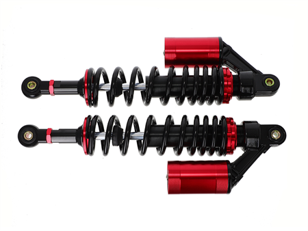Stossdämpfer hinten 360 mm universell, schwarz / rot M8
