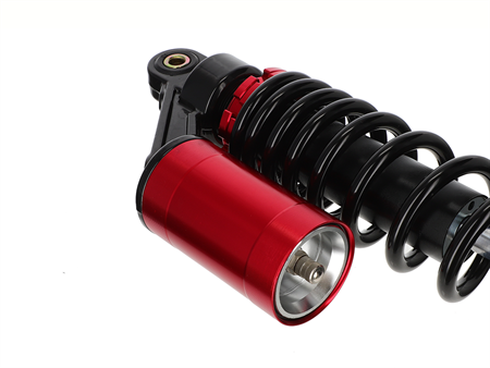 Stossdämpfer hinten 360 mm universell, schwarz / rot M8