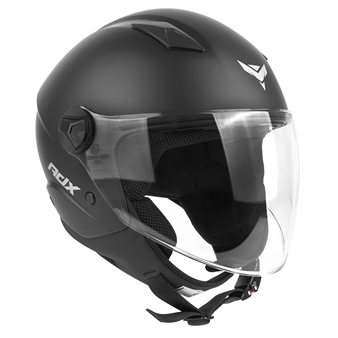 Casque JET ouvert ADX AJ100 Noir matt , Taille : M