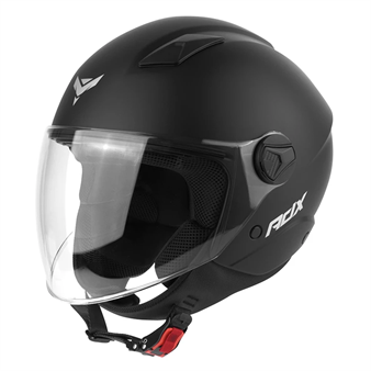 Casque JET ouvert ADX AJ100 Noir matt , Taille : L