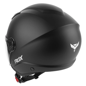 Casque JET ouvert ADX AJ100 Noir matt , Taille : L