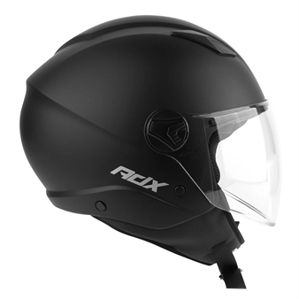 Casque JET ouvert ADX AJ100 Noir matt , Taille : L