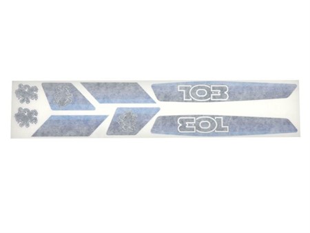 Aufkleber Peugeot 103 blau Aufkleber Peugeot 103 blau