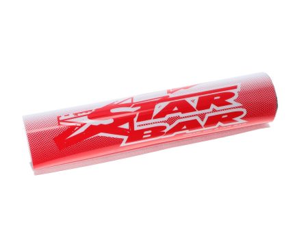 Lenkerpolster Star Bar rot/weiss Lenkerpolster Star Bar rot/weiss