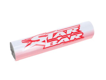 Lenkerpolster Star Bar rot/weiss