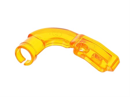 Abdeckung orange Lusito Gasgriff (hinten gebogen)