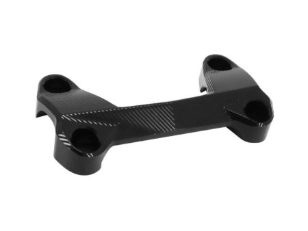 Pontet de guidon CNC noir, moto KTM Duke 125cc Pontet de guidon CNC noir, moto KTM Duke 125cc