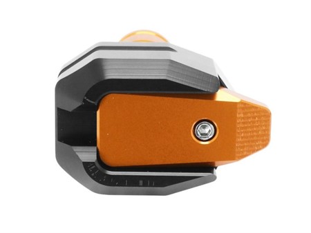 Protections crash-pads, orange, moto KTM Duke 125