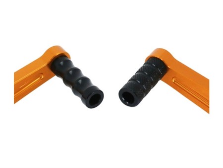 Set de leviers orange frein+embrayage, moto KTM Duke 125cc 4T