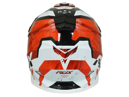 Casque ADX cross MX2 bleu rouge brillant, taille : S