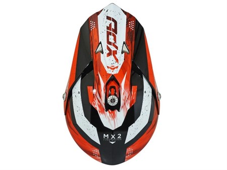 Casque ADX cross MX2 bleu rouge brillant, taille : XL