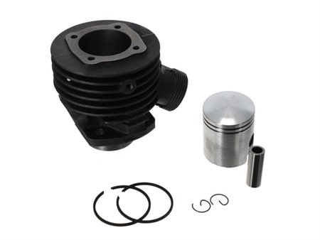 Cylindre fonte complet SACHS 3/4vitesses, Ø 41mm 50cc (ailettes 92mm)