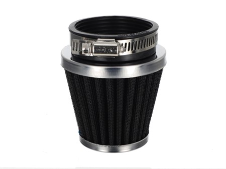 Pilzluftfilter konisch, universal 52mm Chrom / schwarz