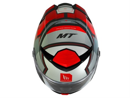 Casque MT Thunder 4 SV Pental B5, rouge taille : S