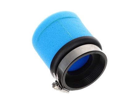 Luftfilter Ø=65mm Schaumstoff gerade (blau)