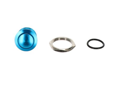 Metall Druckschalter Blau (Selbstrückstellend) Metall Druckschalter Blau (Selbstrückstellend)