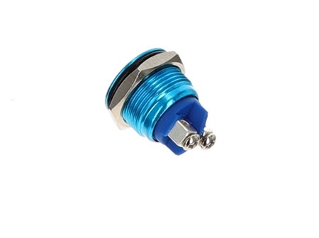 Coupe circuit interrupteur metal a presser ( Bleu )