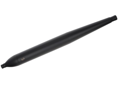 Resonanzauspuff 28/70mm schwarz «1A-Powerflöte»