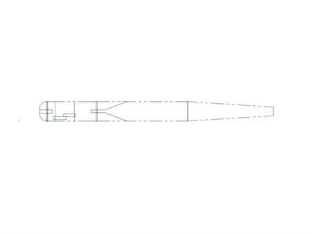 Resonanzauspuff 32/70mm chrom «1A-Powerzigarre»