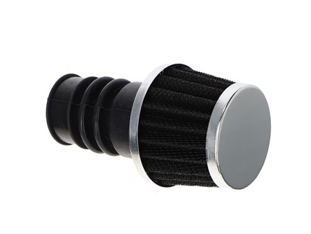 Powerfilter schwarz / chrom I Bing 12-15mm Vergaser