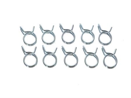 Brides pour tuyau Ø 9.8 à 11,1mm - 10 pcs