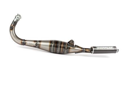 Pot d'échappement Doppler ER1 vernis (sortie gauche), vélomoteurs 103 RCX / SPX