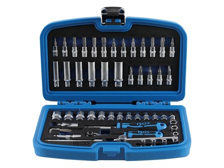 Steckschlüssel-Satz | Antrieb 6,3 mm (1/4") | 53-tlg. Steckschlüssel-Satz | Antrieb 6,3 mm (1/4") | 53-tlg.