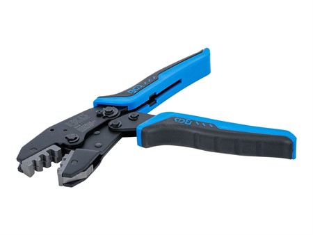 Kabelschuhzange mit Ratschenfunktion | für unisolierte Kabelschuhe 0,5 - 6 mm²