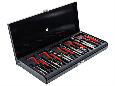 Kit de réparation pour filetages, filets rapportés M5 - M12 (130pcs)