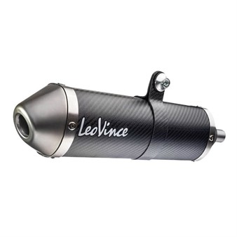 Silencieux déchappement Leovince X-Fight carbone, moto 50cc Derbi SMX, X-trem, Limited...