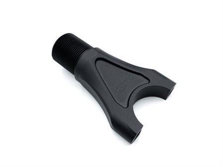 Barre de renfort MCRFR aluminium CNC, noire anodisé, vélomoteurs Piaggio Ciao SC / PX
