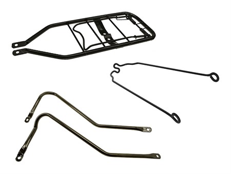 Set barres de chassis noir, vélomoteurs Puch Maxi S Set barres de chassis noir, vélomoteurs Puch Maxi S