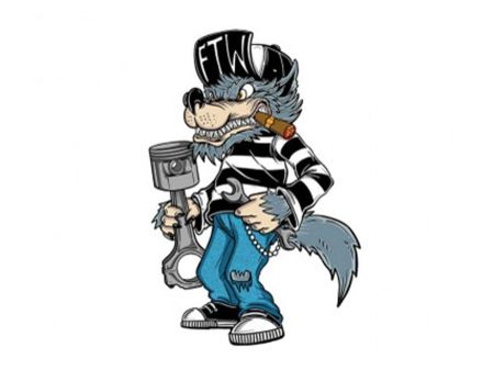 Sticker "WOLF-Mechaniker" 60mm x 80mm Sticker "WOLF-Mechaniker" 60mm x 80mm