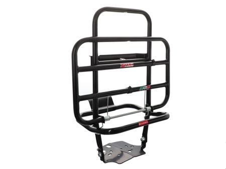 Heckträger Piaggio Vespa 50/90/125 Primavera ET 3 mit Radhalterung (schwarz)