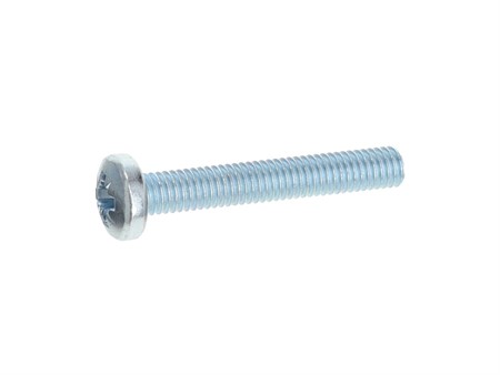 Vis crusiforme M6 x 50mm acier zingué, universelle