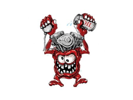 Autocollant sticker "V-Twin Monster" 60x80mm Autocollant sticker "V-Twin Monster" 60x80mm