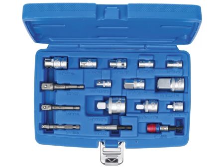 Bit-Adapter- / Steckschlüssel-Adapter-Satz 16-teilig