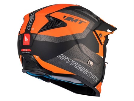 Casque trial MT Streefighter SV TOTEM B4 MATT, gris-orange Taille : L