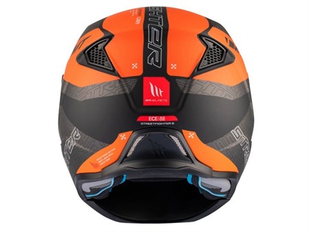 Trial Helm MT Streetfighter SV TOTEM B4 MATT Grau/Orange MATT  Gr.L