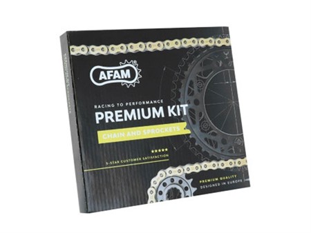 Kit chaine 14x52 acier complet, moto Yamaha MT 125cc 2020-2023