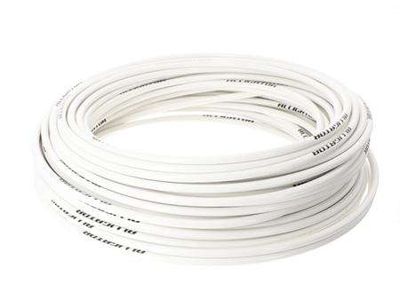 Rouleau de gaine de cable fourré téflon Ø5mm (30m), blanc