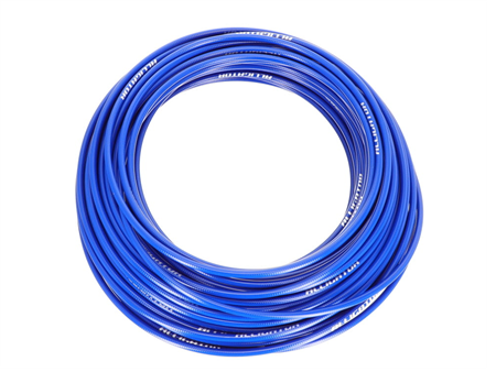 Rouleau de gaine de cable fourré téflon Ø5mm (30m), bleu