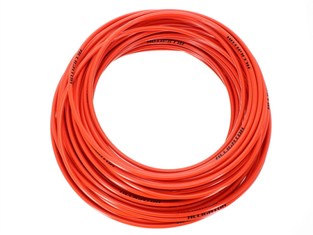 Rouleau de gaine de cable fourré téflon Ø5mm (30m), orange