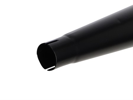Auspuff Zigarre schwarz 28mm zweiteilig, Puch mit Auspuffendstück