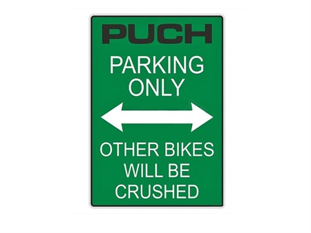 Pancarte autocollant "PUCH PARKING ONLY" Pancarte autocollant "PUCH PARKING ONLY"