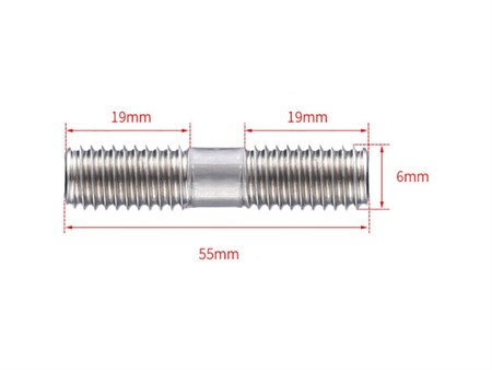 Zylinderstehbolzen M6x55mm