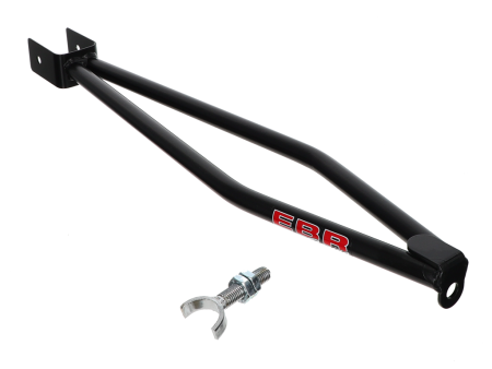 Barre de renfort double EBR noir coudée, vélomoteur Puch