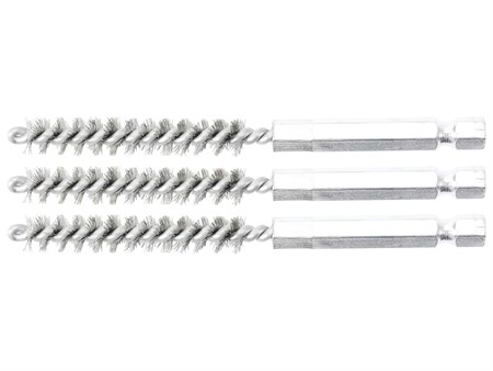 Stahlbürste 8mm (3 Stück) Bohrmaschinen Aufnahme